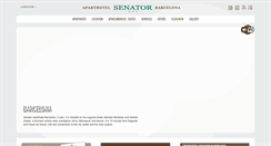 Desktop Screenshot of aparthotelsenator.com